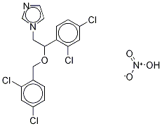 Miconazole-d5 Nitrate Structure