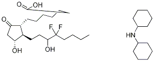 15-Hydroxy Lubiprostone Dicyclohexylammonium Salt-d7 Structure