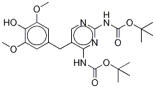 4-DeMethyl N,N'-Bis-Boc-TriMethopriM Struktur