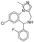 5,6-Dihydro MidazolaM-d6,,结构式