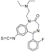 7-Dechloro-7-isothiocyanato FlurazepaM Struktur