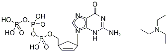 Carbovir-13C,d2 Triphosphate TriethylaMine Salt Struktur
