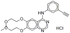 Erlotinib-d6 Hydrochloride Structure