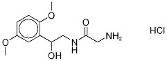 Midodrine-d6, Hydrochloride Struktur