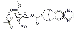 Varenicline CarbaMoyl 2,3,4-Tri-O-acetyl-β-D-glucuronide Methyl Ester 化学構造式