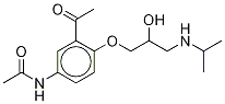 rac Diacetolol-d7 Struktur