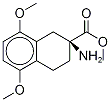 (2R)-2-AMino-1,2,3,4-tetrahydro-5,8-diMethoxy-2-naphthalenecarboxylic Acid Methyl Ester-13C, 1346617-27-3, 结构式