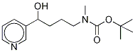 4-(N-Methyl-N-tert-butyloxycarbonyl-aMino)-1-(3-pyridyl)-1-butanol Structure