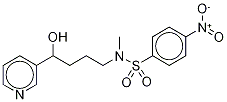 4-(N-Methyl-N-4'-Nitrobenzenesulfonyl-aMino)-1-(3-pyridyl)-1-butanol Structure