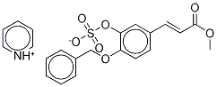 3-(4-Benzyloxy-4-O-sulfatephenyl)-2-propenoic Acid Methyl Ester PyridiniuM Salt Structure