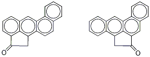 Benz[j]aceanthrylen-2(1H)-one13C2 and Benz[e]aceanthrylen-6(5H)-one13C2 Structure
