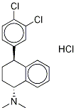 trans-(±)-4-(3,4-Dichlorophenyl)-
1,2,3,4-tetrahydro-N,N-(diMethyl-d6)-1-naphthalenaMine Hydrochloride, 2124272-18-8, 结构式