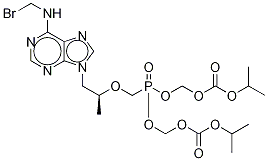6N-BroMoMethyl Tenofovir Disoproxil Structure