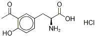 3-Acetyl-L-tyrosine Hydrochloride 结构式
