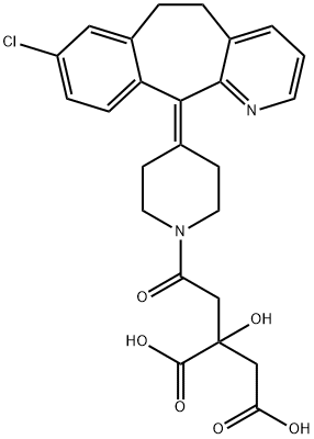 地氯雷他定柠檬酸酰胺,1797131-43-1,结构式