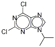 2,6-Dichloro-9-isopropylpurine-d7 Structure