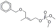 (2Z)-3-Methyl-4-(benzyloxy)-2-buten-1-ol 1-Phosphate Dimethyl Diester Structure