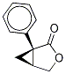 rac 1-Phenyl-2-oxo-3-oxabicyclo[3.1.0]hexane,,结构式
