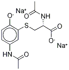 3-(N-Acetyl-L-cystein-S-yl) Acetaminophen Disodium Salt Structure