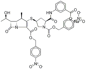 N-Carboxy Ertapenem-d4 Di-(4-Nitrobenzyl) Ester Structure