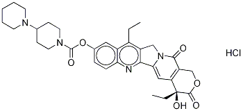 IRINOTECAN-D10 HYDROCHLORIDE 结构式