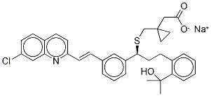 MONTELUKAST-D6, SODIUM SALT Structure