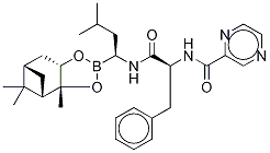 (1R)-(1S,2S,3R,5S)-PINANEDIOL-N-(N-PYRAZINYLPHENYLALANINOYL)-1-AMINO-3-METHYLBUTANE-1-BORONATE-D8 Structure