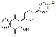 Atovaquone-D5 Structure