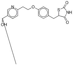 Hydroxy Pioglitazone-D5 (Major) (M-IV)(Mixture of diastereomers) Structure