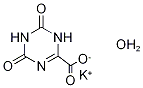 Oxonic Acid -13C2,15N3 Potassium Salt Hydrate Structure