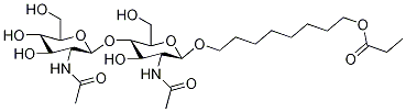 8-Ethoxycarbonyloctyl N,N'-Diacetyl--chitobioside Structure