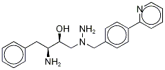 Des-N-(methoxycarbonyl)-L-tert-leucine Atazanavir-d5 Trihydrochloride, 1246817-28-6, 结构式