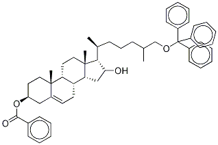 3-O-Benzoyl-26-O-trityl 16,26-Dihydroxy Cholesterol, , 结构式
