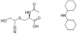 N-Acetyl-S-(1-cyano-2-hydroxyethyl)-L-cysteine Dicyclohexylamine Salt
(Mixture of Diastereomers) Structure