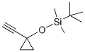 1-(tert-Butyldimethylsilyloxy)-1-ethynyl-cyclopropane-d4 Struktur