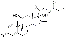 Betamethasone 21-Propionate-d5 Structure