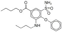 Bumetanide-d5 Butyl Ester Struktur