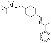 1-[4-(tert-Butyldimethylsilyloxymethyl)cyclohexyl]methylidene]-1-phenylethanamine Structure