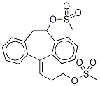 cis-3’-Desmethylamino-3’,10-di(methanesulfonyl)hydroxy Nortriptyline Structure