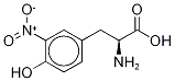 3-Nitro-L-tyrosine-d3 Structure