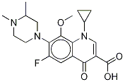 N-Methyl Gatifloxacin-d3 Structure