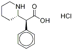 DL-threo-Ritalinic Acid Hydrochloride Structure