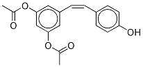 cis Resveratrol 3,5-Diacetate Structure