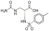 β-Ureido-D-α-tosylaminopropionic Acid, , 结构式