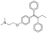 (E/Z)-Tamoxifen-d5 Structure