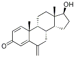 17β-Hydroxy Exemestane-d3, , 结构式