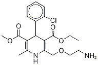アムロジピン-D4 化学構造式