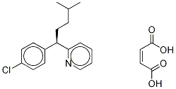 (S)-ChlorpheniraMine-d6 Maleate Salt Struktur