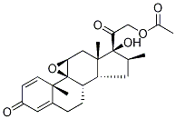 21-O-Acetyl DexaMethasone-d5 9,11-Epoxide Structure