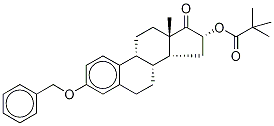 3-O-Benzyl-16-O-tert-butoxycarbonyl 16α-Hydroxy Estrone Struktur